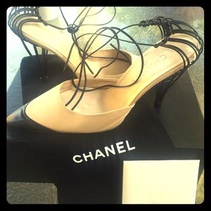 Vintage Chanel Birdcage Heel