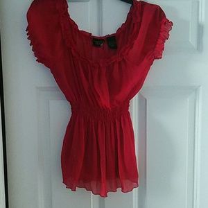 Red blouse size Small