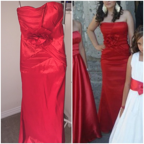 Long Red dress from Windsor
