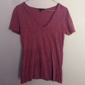 Purple v neck tee