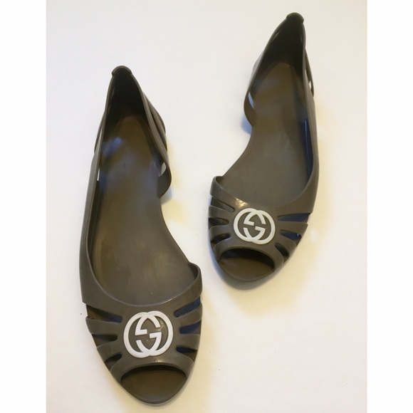Gucci Jelly Flats