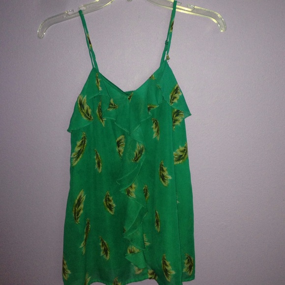 Green/Turquoise strap with palm tree