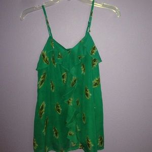 Green/Turquoise strap with palm tree