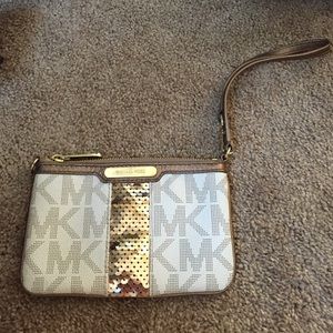 White MK clutch