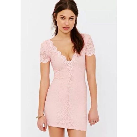 Urban Outfitters Dresses & Skirts - NWT S Urban Outfitters Pink Lace Bodycon Dress