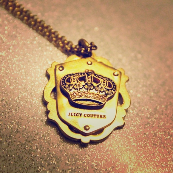Juicy Couture shield necklace