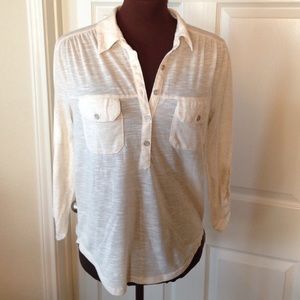 Cotton and Sheer Top