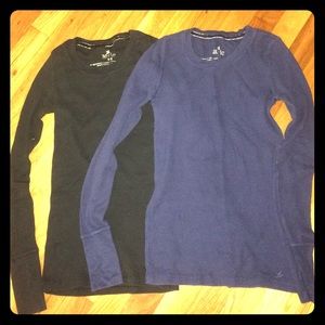 Aerie Black/Blue waffle shirt bundle!