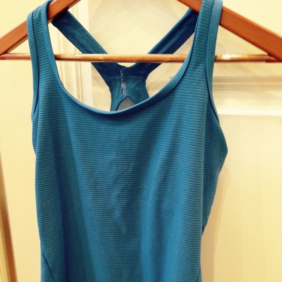 Nike dri fit blue racer back tank (2/$12)