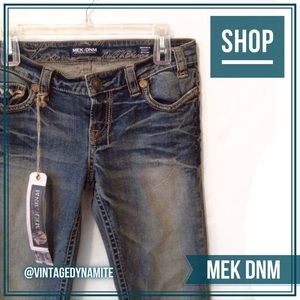 NWT MEK Denim OAXACA Straight Un-Hemmed
