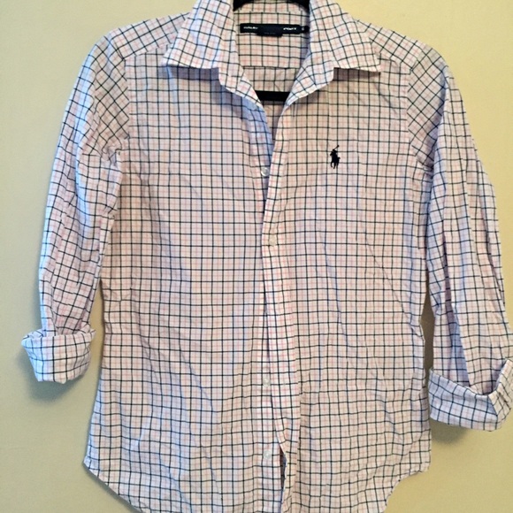Pink and Navy Ralph Lauren Polo Size 6