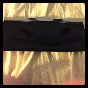 Black clutch for the night out. Gently used