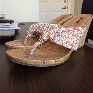 Floral Bongo Wedges