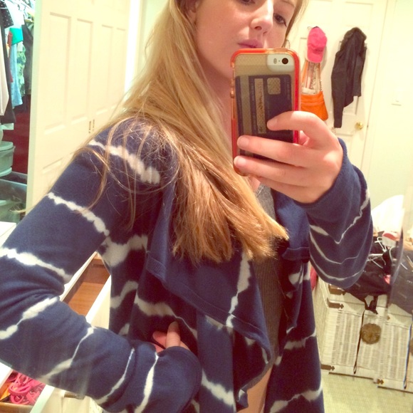 Calvin Klein tie dye cardigan