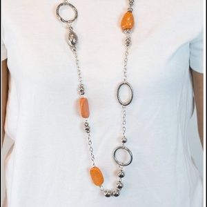 Paparazzi - Make the Most Of It Orange Necklace