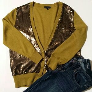 Shrunken sequin Sweater