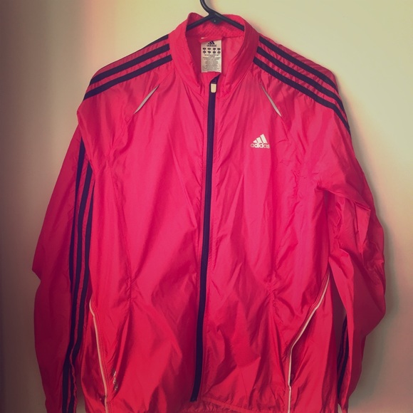 Hot pink ADIDAS running jacket