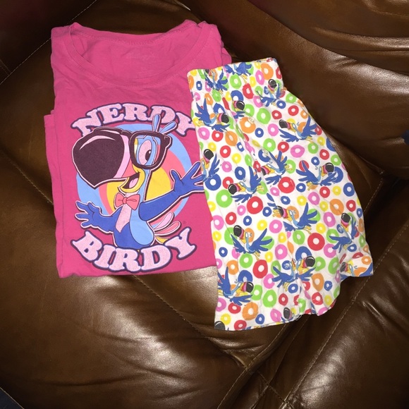 Toucan Sam pajama short set