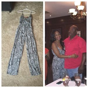 Black and white jump suite!