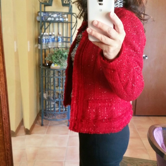 True red jacket