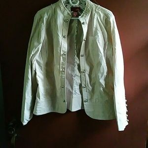 Vanity button up jacket