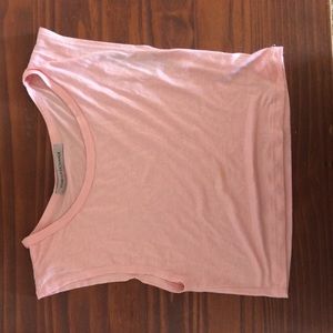 Light pink crop top