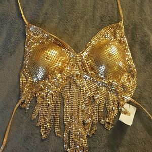 Hottie Gold Bra