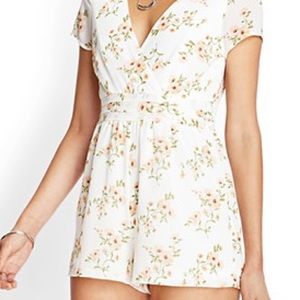 F21 Floral Romper