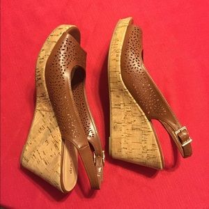 Brown Wedges- Womens size 8