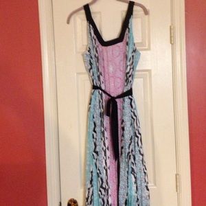 Lane Bryant colorful maxi dress