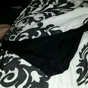 plain black bathing suit bottoms