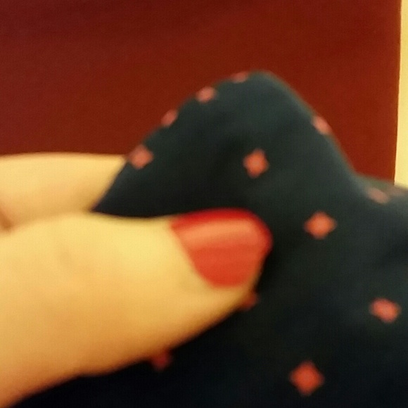 Price Drop!!!!Red and Navy Banana Republic Blouse - Picture 2 of 4