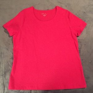 Kim Rogers Classic Pink T-Shirt, Petite Large