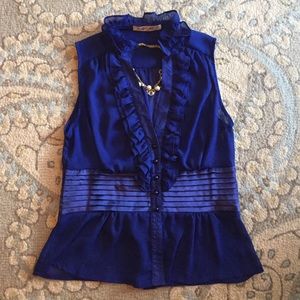 Royal Blue Top!