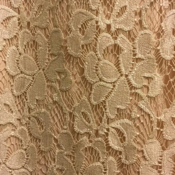 Silver/White Lace Mini Dress - Picture 3 of 4