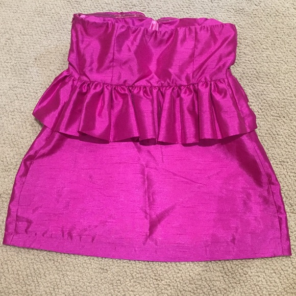 Twelve By Twelve Small Hot Pink Tube Top - Picture 3 of 4