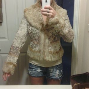 Bebe fur coat