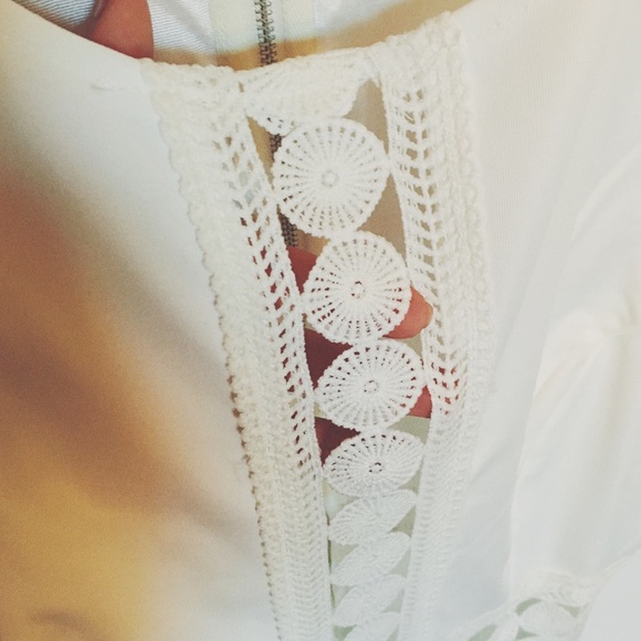 White Dress with Cut outs - Picture 2 of 3