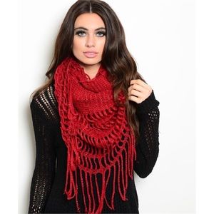 Burgundy Scarf