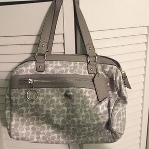 Authentic Coach Grey Legacy Bag
