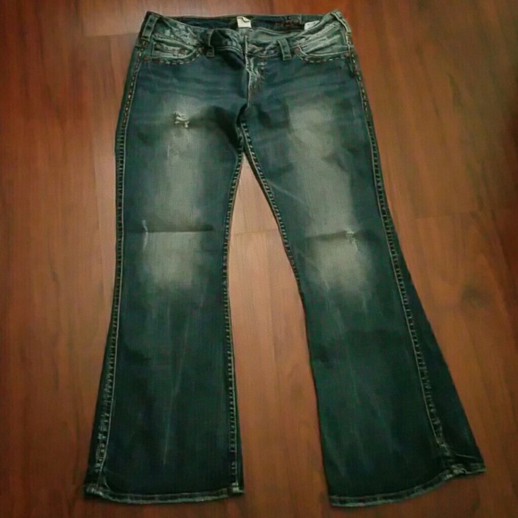 Silver jeans