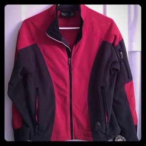 Dark pink and grey Mountain Hardware jacket