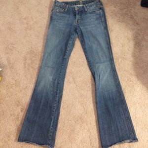 7 boot cut jeans.