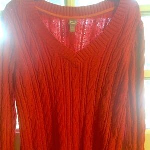 Red sweater