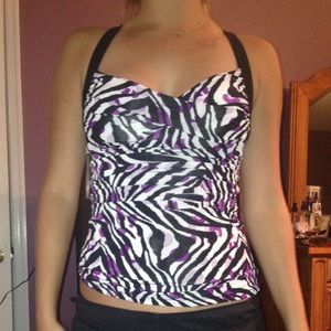 Zebra top great for a night out!