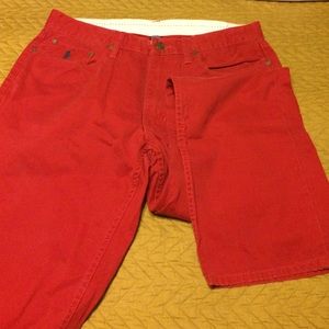 Men's Polo by Ralph Lauren Red Chino