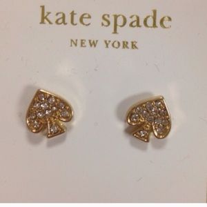 Kate spade rhinestone earrings ear stud