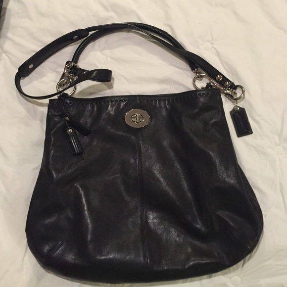 Coach Hampton's Leather XL Hobo