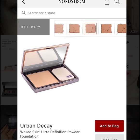 🚫SOLD in a bundle🚫Urban Decay Naked Skin Powder