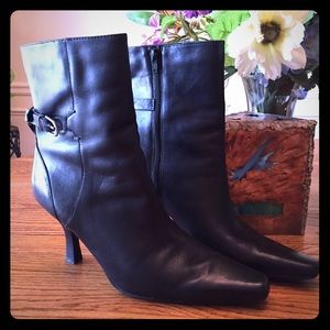 Black ankle boots